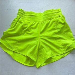 Lululemon Athletica Green Athletic Shorts Lightweight Performance